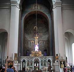 Kashveti Church (1904-1910), Tbilisi. Painting of Kashveti Church.